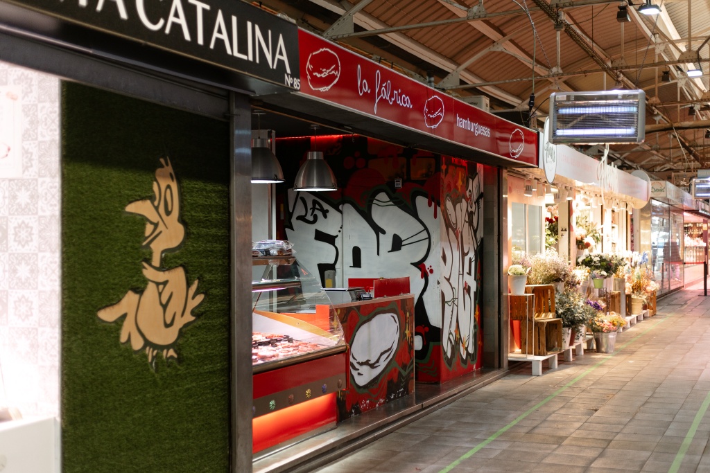 La fábrica - Hamburguesas (Mercat Santa Catalina)