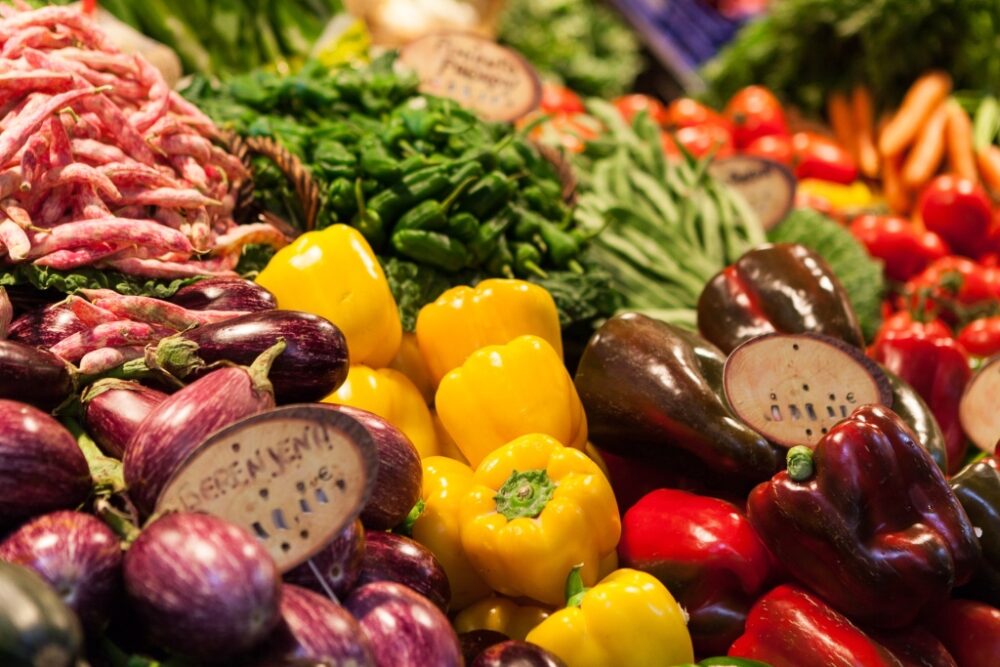 Fruita i verdura al Mercat de Santa Catalina