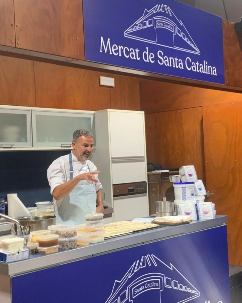 Show Cooking de Santi Taura i La Fageda al Mercat de Santa Catalina (27-06-2025)