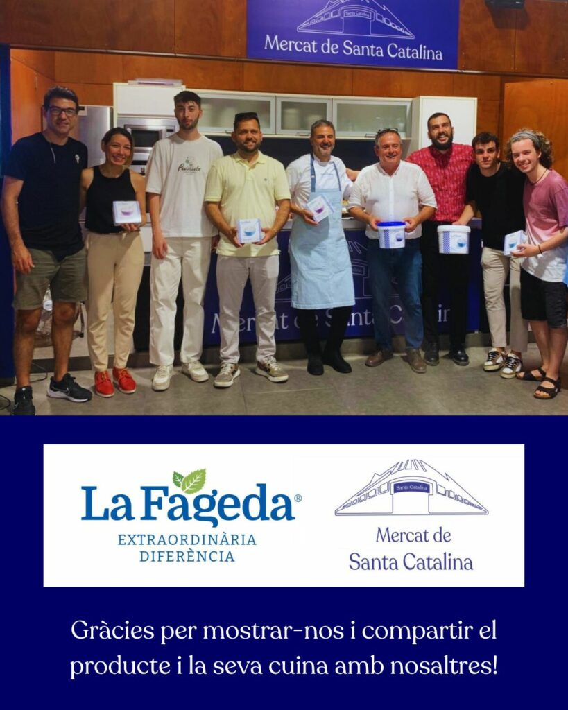 Show Cooking de Santi Taura i La Fageda al Mercat de Santa Catalina (27-06-2025)