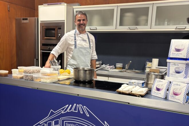 Show Cooking de Santi Taura i La Fageda al Mercat de Santa Catalina (27-06-2025)