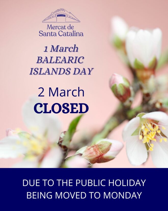 Monday 2 March 2026 closed