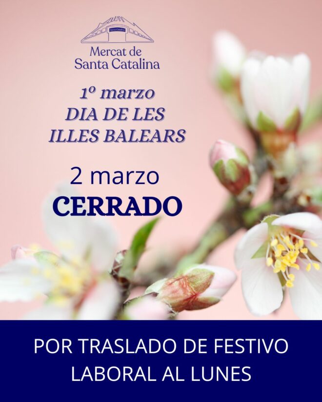 Lunes 2 marzo 2026 cerrado