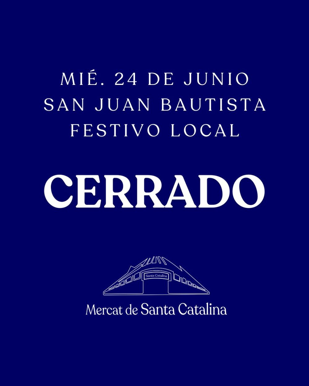 San Juan 2026, cerrado (festivo local)