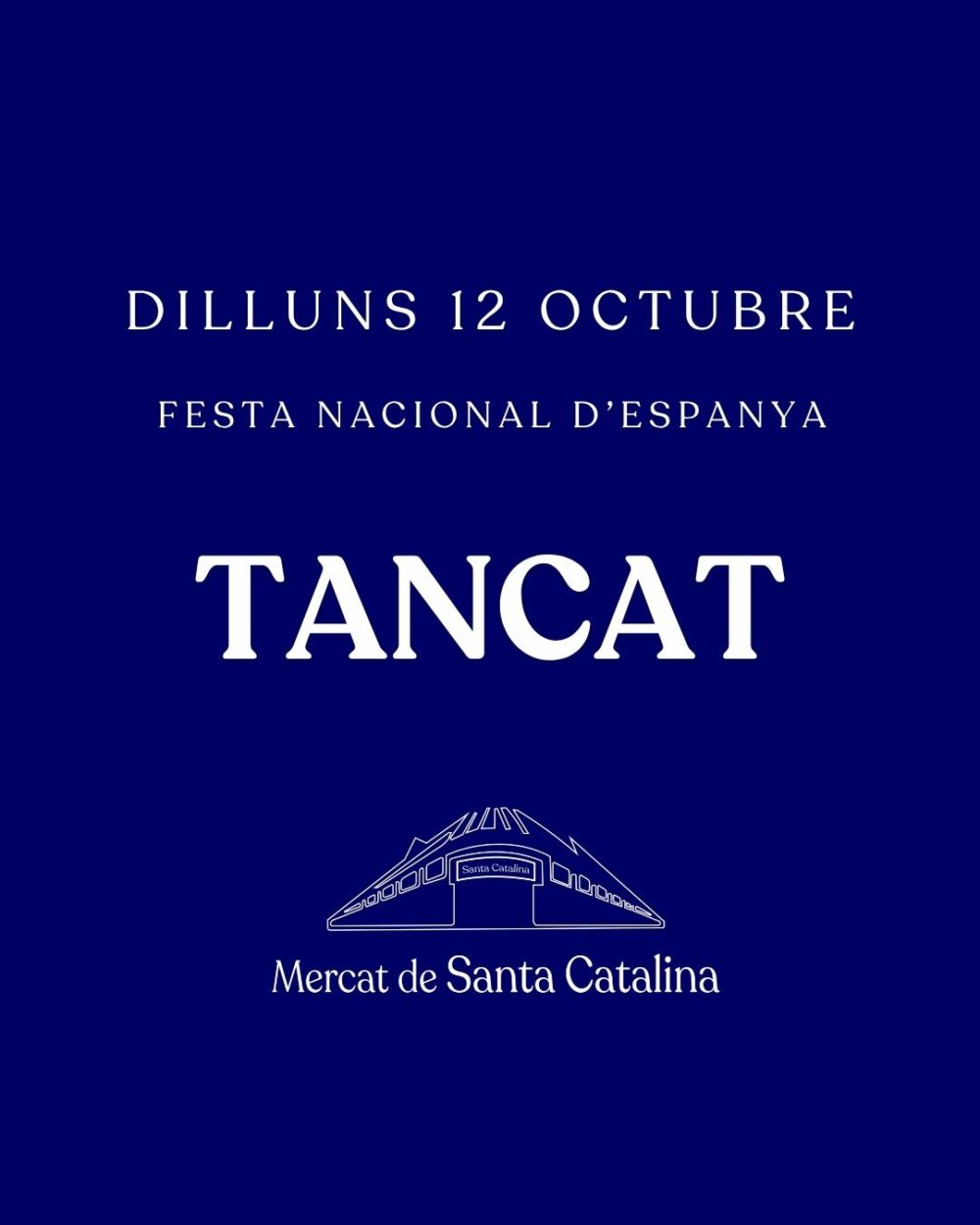 12 octubre tancat (2026)